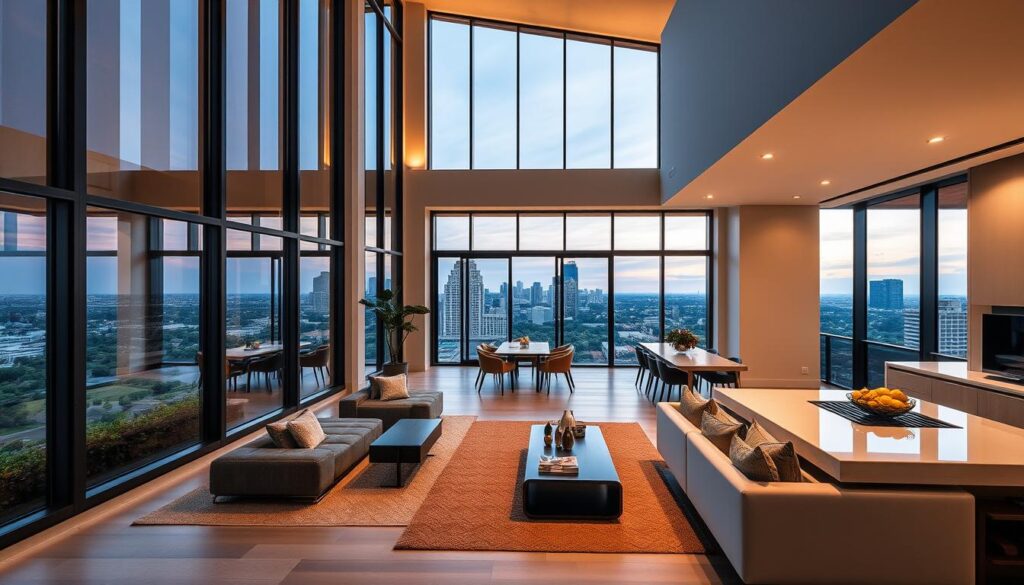 luxury modern living houston