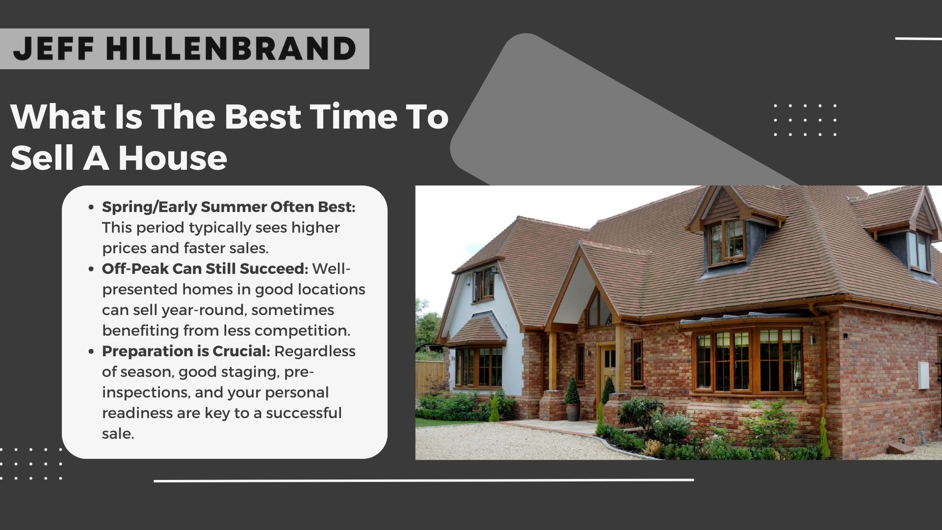 deciding when to list a property requires balancing market trends, seasonal demand, and personal goals