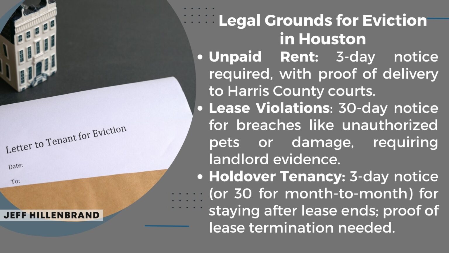 Houston eviction process a 2025 guide by jeff hillenbrand