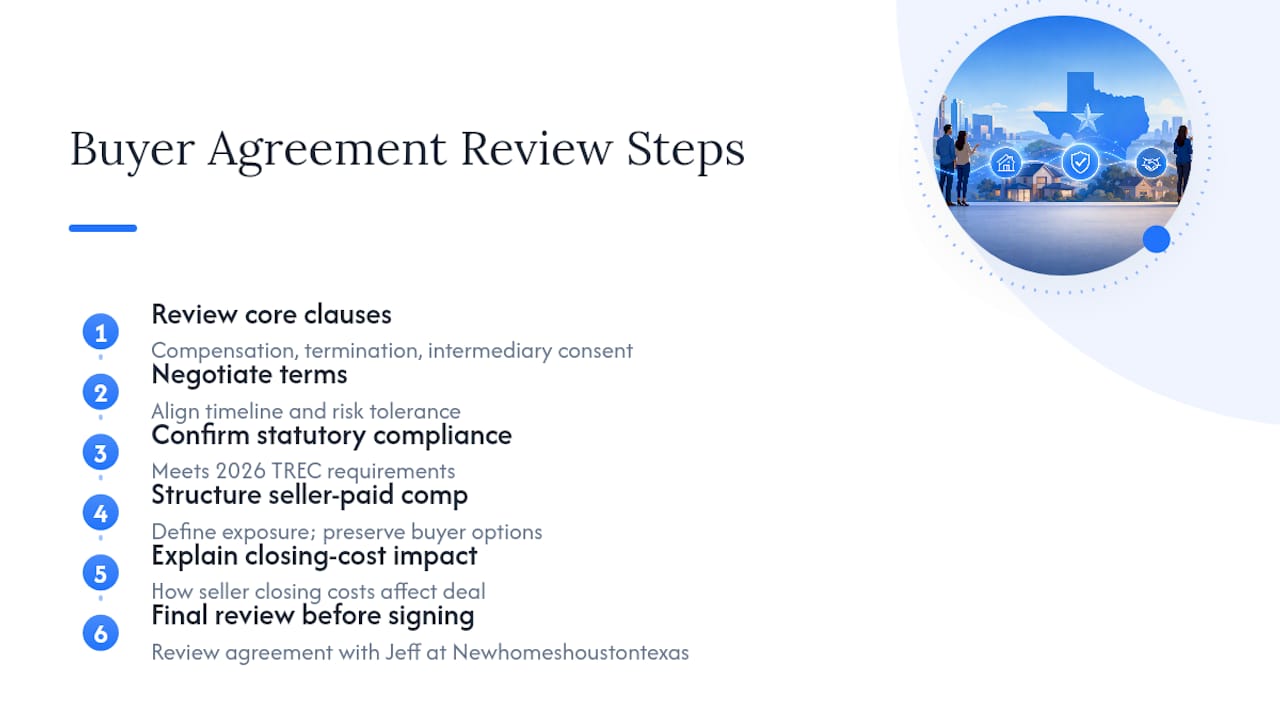 Work with a Houston broker who knows these agreements inside and out — overview diagram