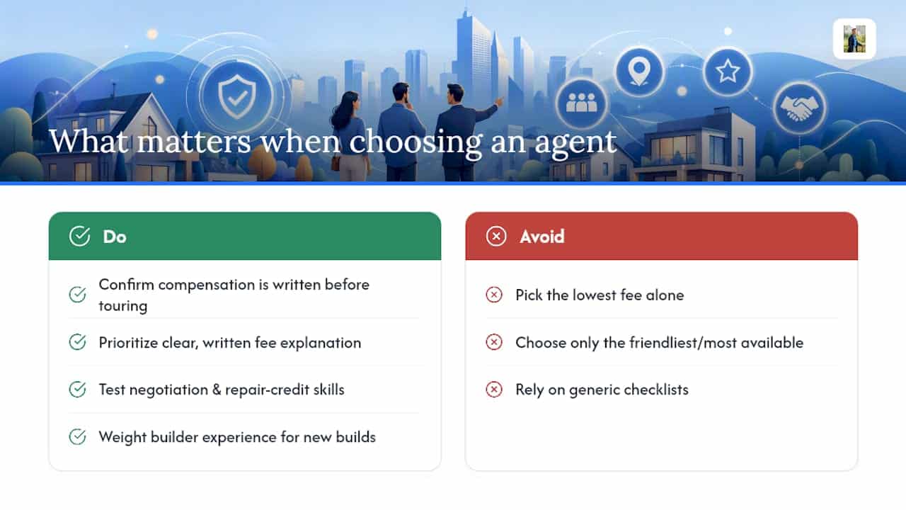 What Buyers Get Wrong About Choosing an Agent — overview diagram