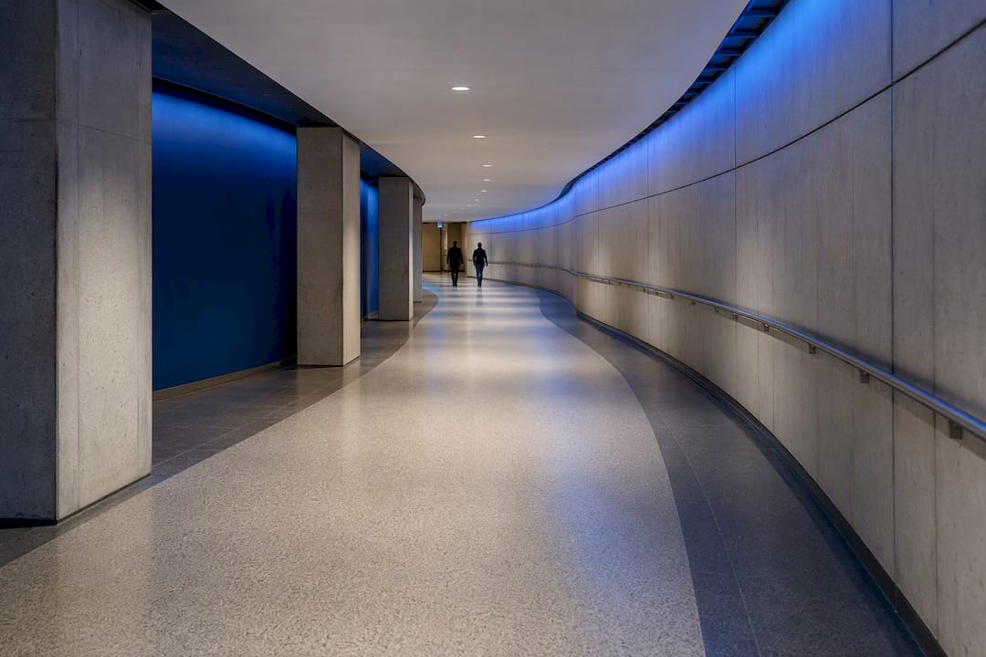 Downtown Houston underground pedestrian tunnel