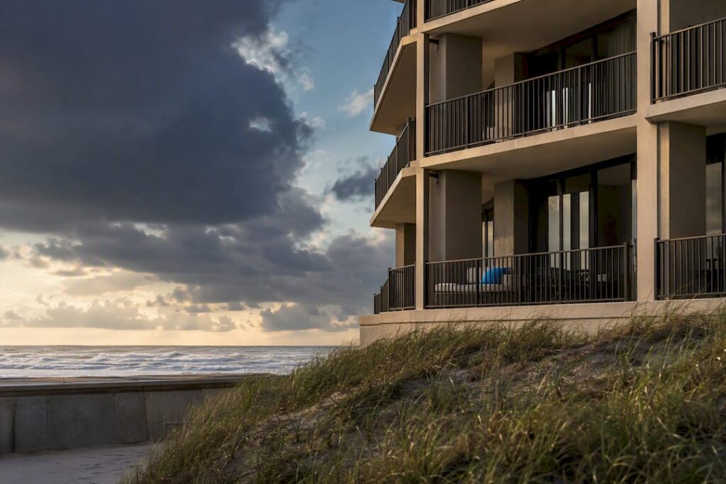Anonymous Galveston beachfront condo above seawall