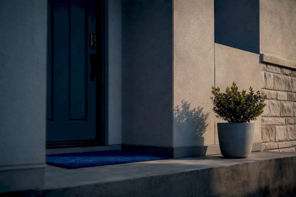 Anonymous Houston short-term rental entrance