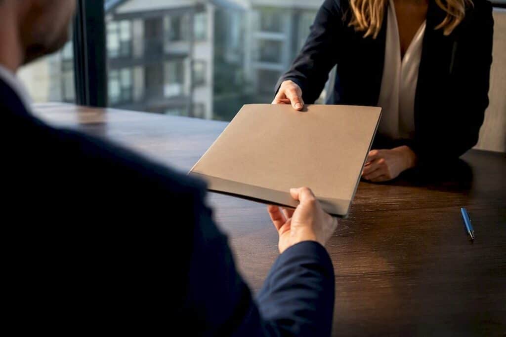 Houston escrow handoff during real estate closing
