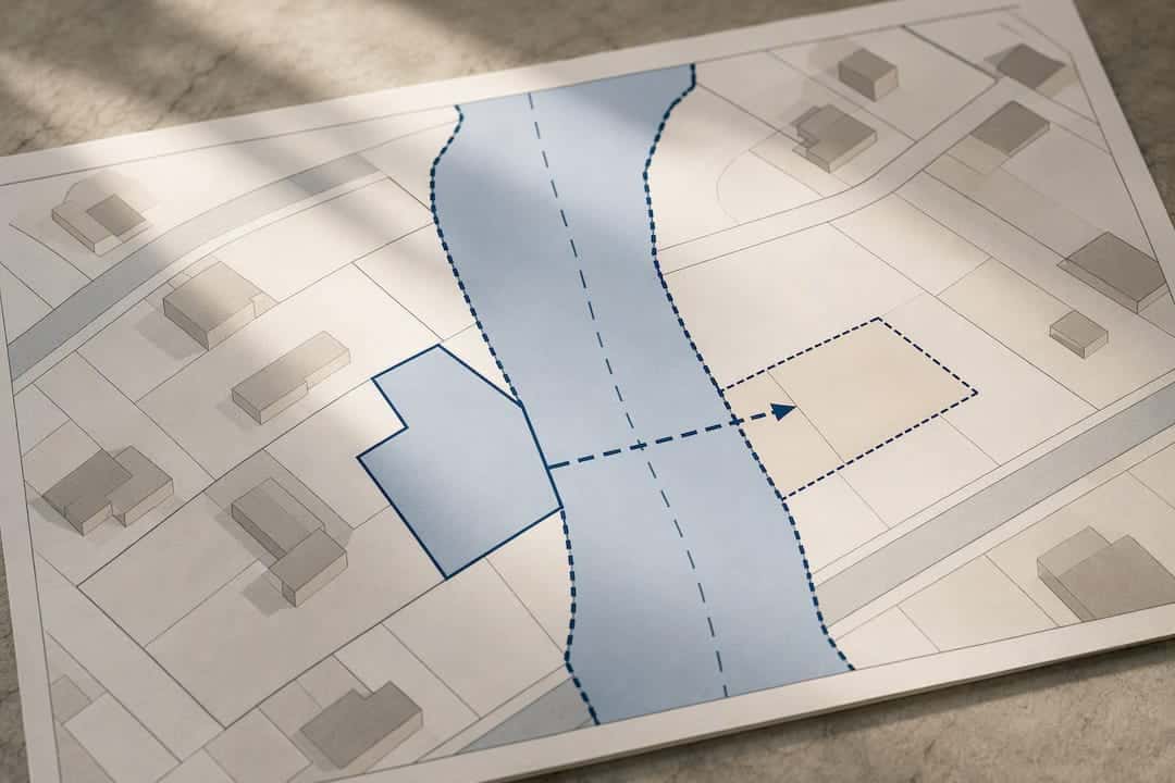 Floodway and parcel revision concept