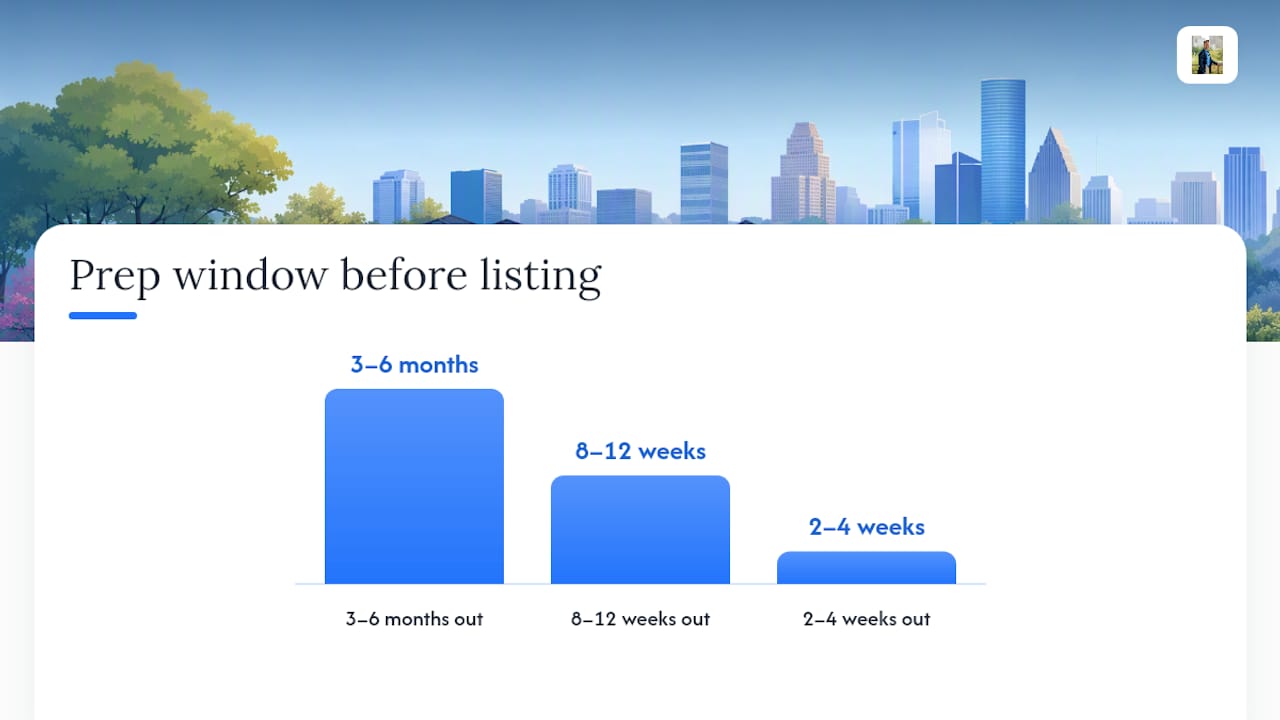 The 3 to 6 Month Plan to Hit Your Target Listing Date — overview diagram