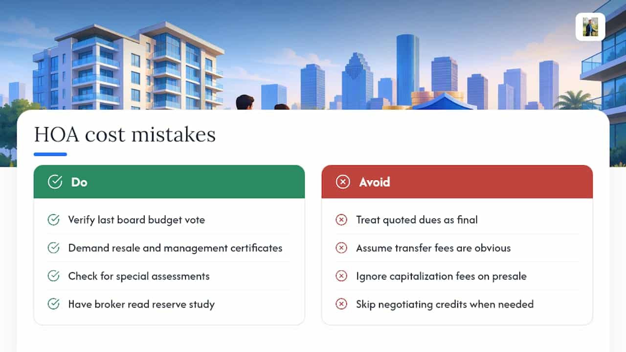 What Buyers Get Wrong About HOA Costs — overview diagram