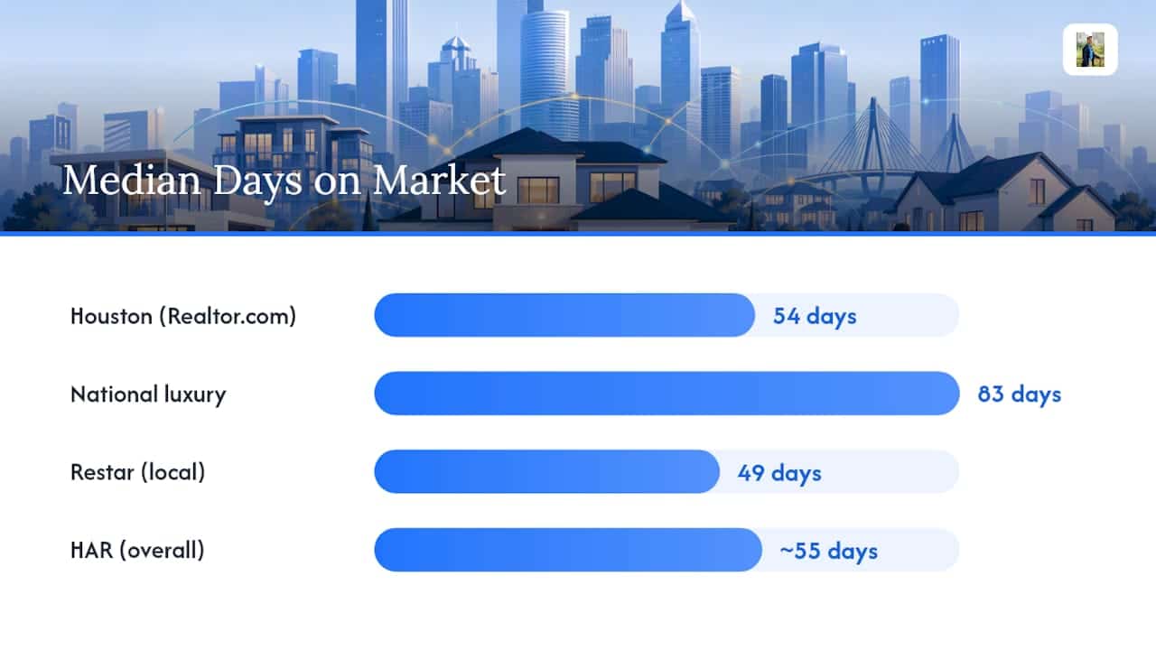 Days on Market Houston Luxury: The Current Snapshot — overview diagram