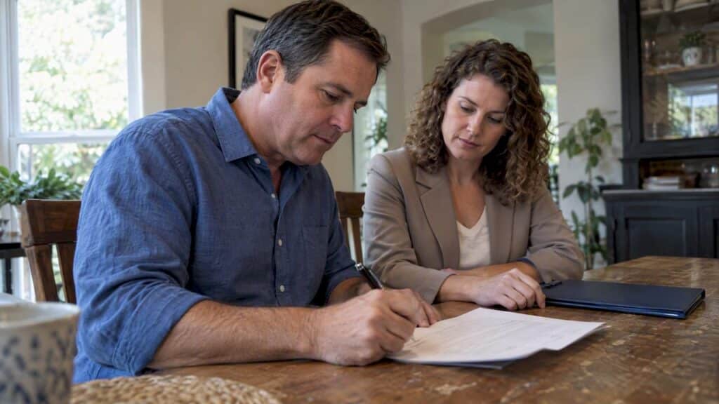 Houston seller signing a backup offer