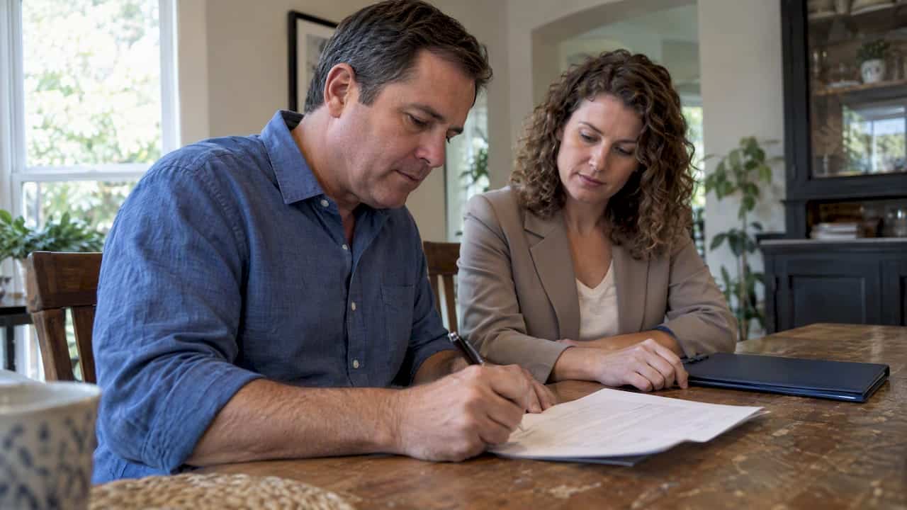 Houston seller signing a backup offer